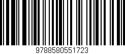 Código de barras (EAN, GTIN, SKU, ISBN): '9788580551723'