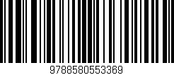 Código de barras (EAN, GTIN, SKU, ISBN): '9788580553369'