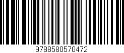 Código de barras (EAN, GTIN, SKU, ISBN): '9788580570472'