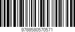 Código de barras (EAN, GTIN, SKU, ISBN): '9788580570571'