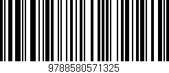 Código de barras (EAN, GTIN, SKU, ISBN): '9788580571325'