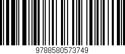 Código de barras (EAN, GTIN, SKU, ISBN): '9788580573749'