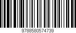 Código de barras (EAN, GTIN, SKU, ISBN): '9788580574739'