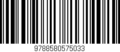 Código de barras (EAN, GTIN, SKU, ISBN): '9788580575033'