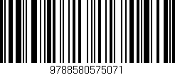 Código de barras (EAN, GTIN, SKU, ISBN): '9788580575071'