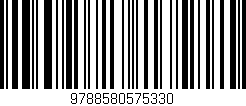 Código de barras (EAN, GTIN, SKU, ISBN): '9788580575330'