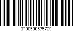 Código de barras (EAN, GTIN, SKU, ISBN): '9788580575729'
