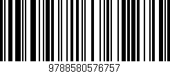 Código de barras (EAN, GTIN, SKU, ISBN): '9788580576757'