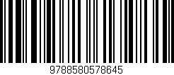 Código de barras (EAN, GTIN, SKU, ISBN): '9788580578645'