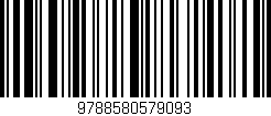 Código de barras (EAN, GTIN, SKU, ISBN): '9788580579093'