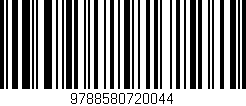 Código de barras (EAN, GTIN, SKU, ISBN): '9788580720044'