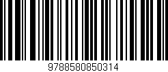 Código de barras (EAN, GTIN, SKU, ISBN): '9788580850314'