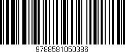 Código de barras (EAN, GTIN, SKU, ISBN): '9788581050386'