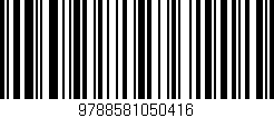 Código de barras (EAN, GTIN, SKU, ISBN): '9788581050416'
