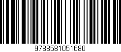 Código de barras (EAN, GTIN, SKU, ISBN): '9788581051680'