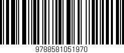 Código de barras (EAN, GTIN, SKU, ISBN): '9788581051970'