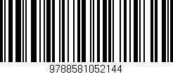 Código de barras (EAN, GTIN, SKU, ISBN): '9788581052144'