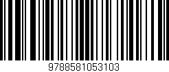 Código de barras (EAN, GTIN, SKU, ISBN): '9788581053103'