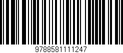 Código de barras (EAN, GTIN, SKU, ISBN): '9788581111247'