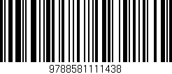 Código de barras (EAN, GTIN, SKU, ISBN): '9788581111438'