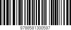 Código de barras (EAN, GTIN, SKU, ISBN): '9788581300597'
