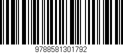 Código de barras (EAN, GTIN, SKU, ISBN): '9788581301792'