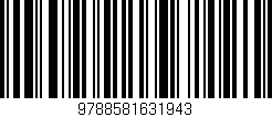 Código de barras (EAN, GTIN, SKU, ISBN): '9788581631943'