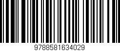 Código de barras (EAN, GTIN, SKU, ISBN): '9788581634029'