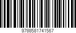Código de barras (EAN, GTIN, SKU, ISBN): '9788581741567'