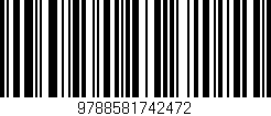 Código de barras (EAN, GTIN, SKU, ISBN): '9788581742472'