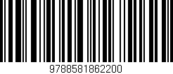Código de barras (EAN, GTIN, SKU, ISBN): '9788581862200'