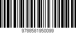 Código de barras (EAN, GTIN, SKU, ISBN): '9788581950099'