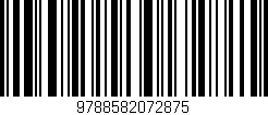 Código de barras (EAN, GTIN, SKU, ISBN): '9788582072875'