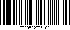 Código de barras (EAN, GTIN, SKU, ISBN): '9788582075180'