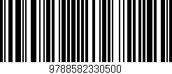 Código de barras (EAN, GTIN, SKU, ISBN): '9788582330500'