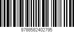 Código de barras (EAN, GTIN, SKU, ISBN): '9788582402795'