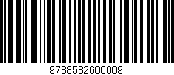 Código de barras (EAN, GTIN, SKU, ISBN): '9788582600009'