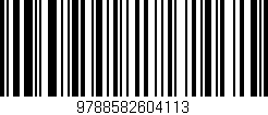 Código de barras (EAN, GTIN, SKU, ISBN): '9788582604113'