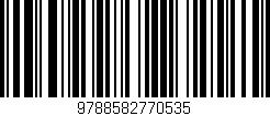 Código de barras (EAN, GTIN, SKU, ISBN): '9788582770535'