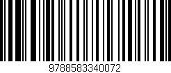 Código de barras (EAN, GTIN, SKU, ISBN): '9788583340072'