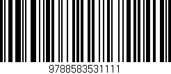 Código de barras (EAN, GTIN, SKU, ISBN): '9788583531111'