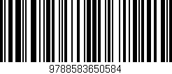 Código de barras (EAN, GTIN, SKU, ISBN): '9788583650584'