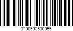 Código de barras (EAN, GTIN, SKU, ISBN): '9788583680055'