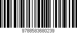 Código de barras (EAN, GTIN, SKU, ISBN): '9788583680239'