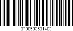 Código de barras (EAN, GTIN, SKU, ISBN): '9788583681403'