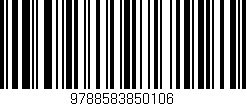 Código de barras (EAN, GTIN, SKU, ISBN): '9788583850106'
