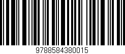 Código de barras (EAN, GTIN, SKU, ISBN): '9788584380015'