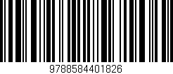 Código de barras (EAN, GTIN, SKU, ISBN): '9788584401826'