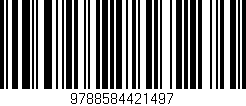 Código de barras (EAN, GTIN, SKU, ISBN): '9788584421497'