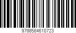 Código de barras (EAN, GTIN, SKU, ISBN): '9788584610723'